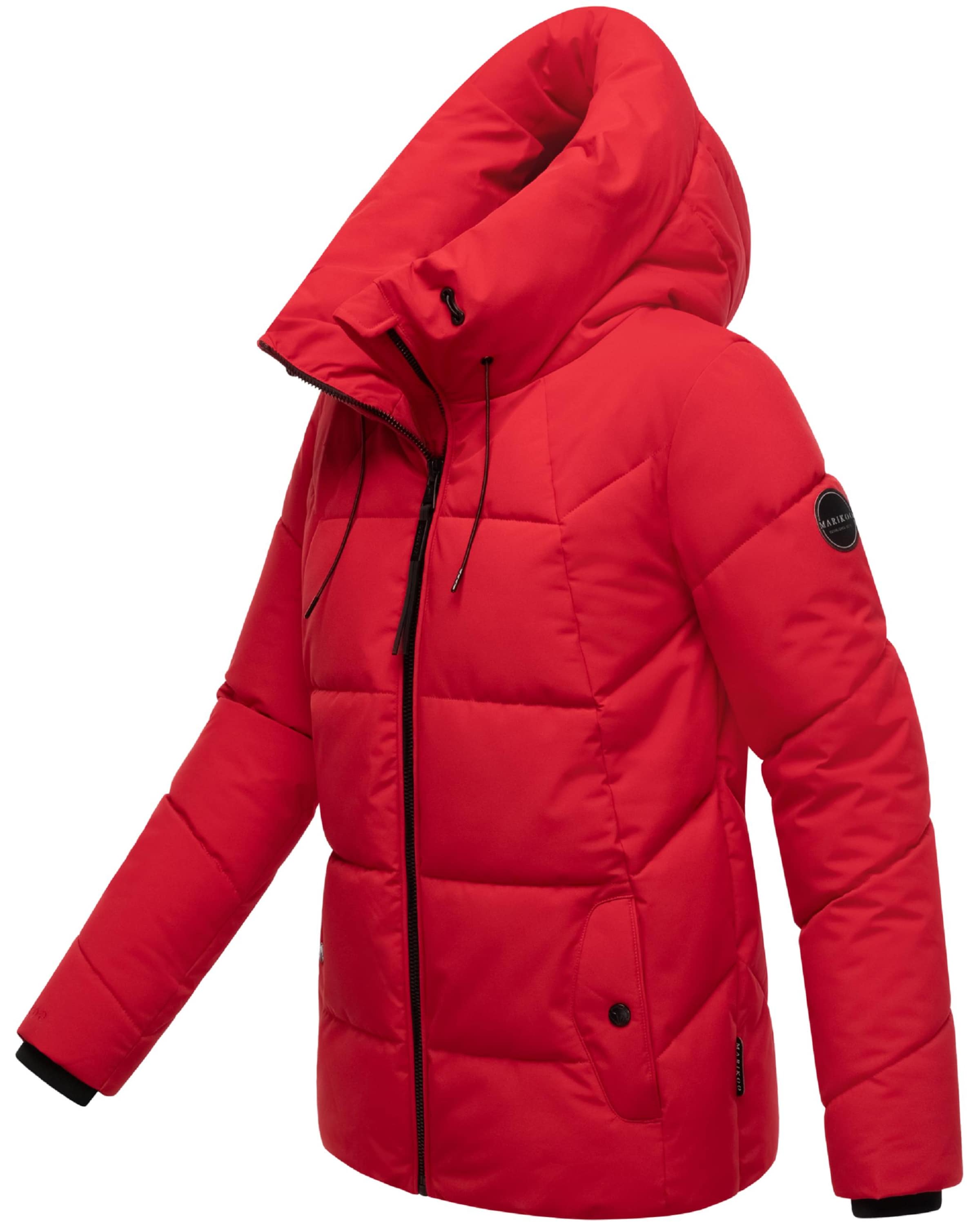 MARIKOO Vinterjacka 'Kuscheltatze XVI' i röd