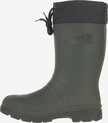 Kamik Outdoor Rubber Boots 'FORESTER' in Green: front