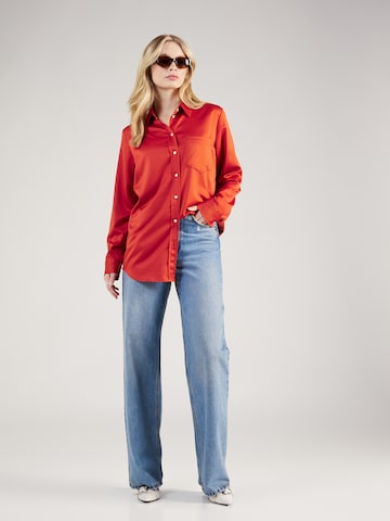 GAP - Blusa 'BOYFRIEND' em vermelho