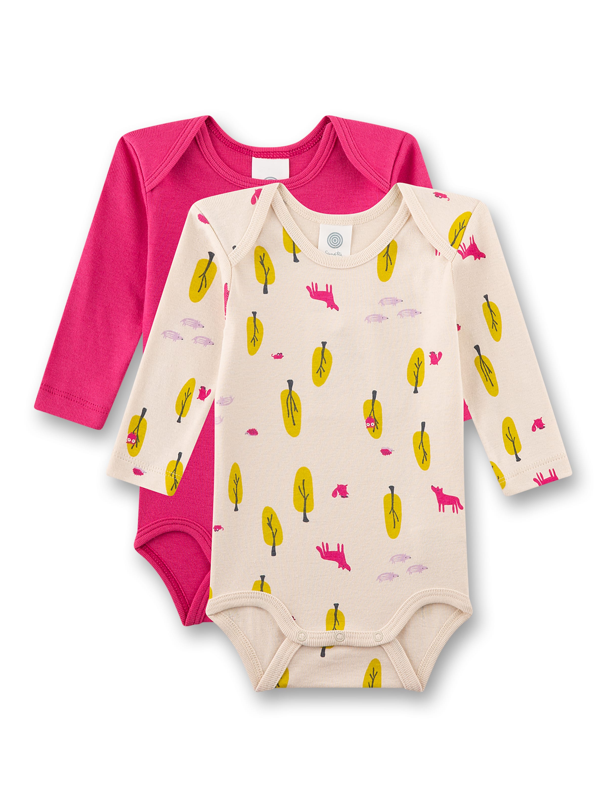 Tutina / body per bambino di Sanetta in beige: frontale