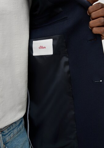 Coupe slim Veste de costume s.Oliver en bleu