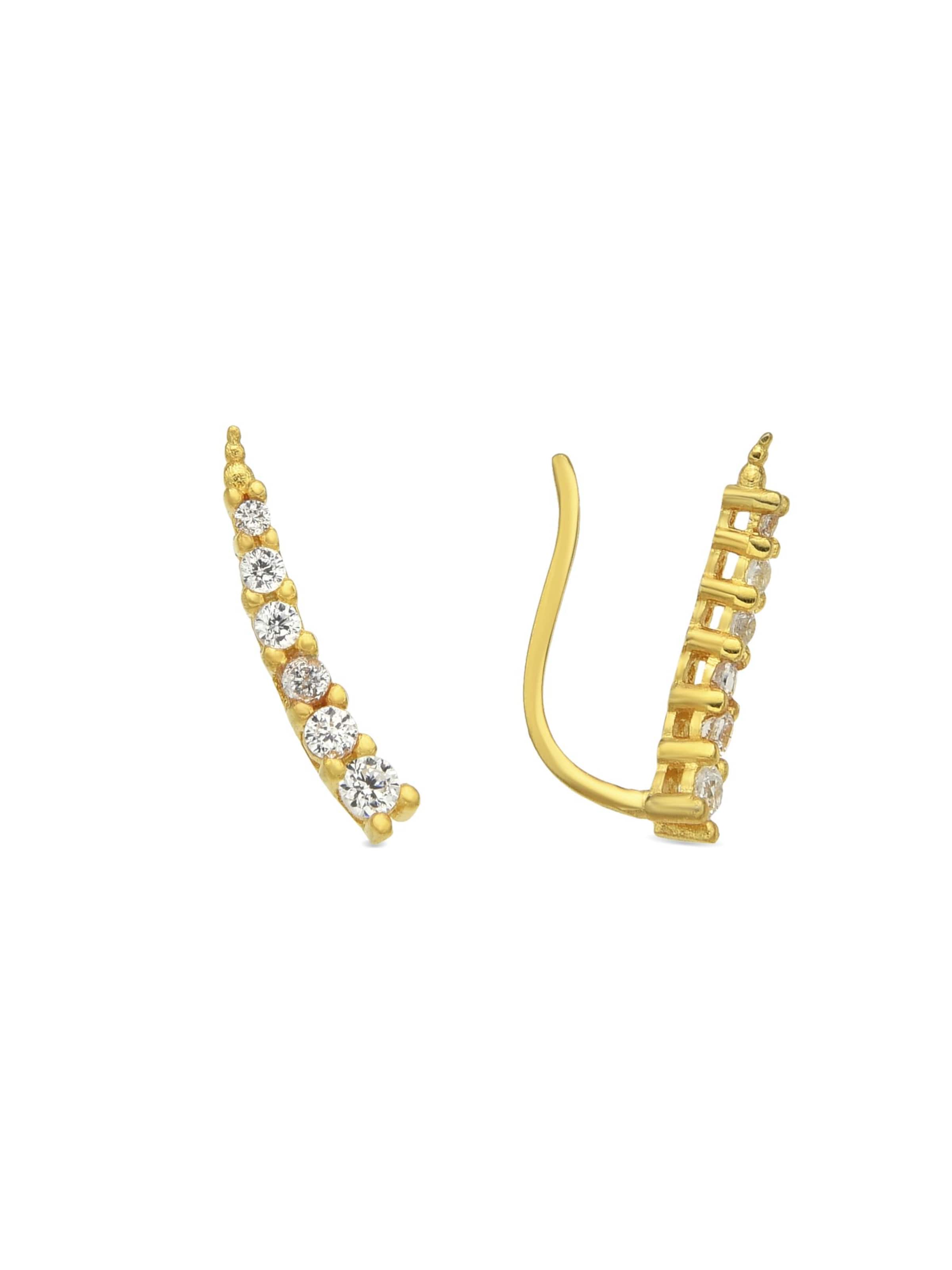Luxenter - Pendientes 'Losci' en oro: frente