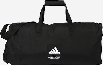 Geantă sport '4Athlts Medium' de la ADIDAS SPORTSWEAR pe negru: față