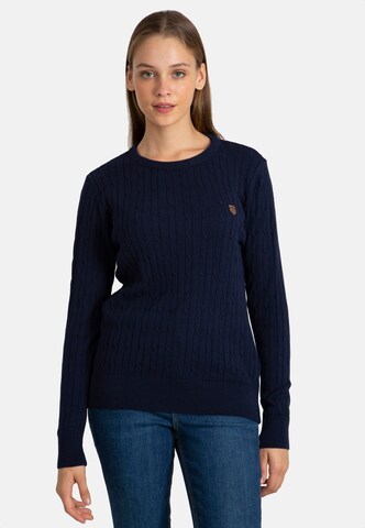 Sir Raymond Tailor Sweater 'Authen' in Blue: front