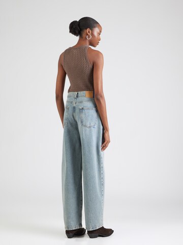 LTB Loosefit Jeans med lægfolder 'LARRIE B' i blå