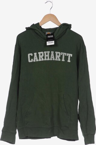 Carhartt WIP Sweatshirt & Zip-Up Hoodie in XL in Green: front