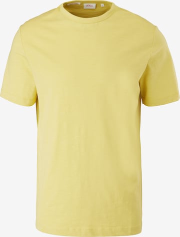 s.Oliver - Camiseta en amarillo: frente