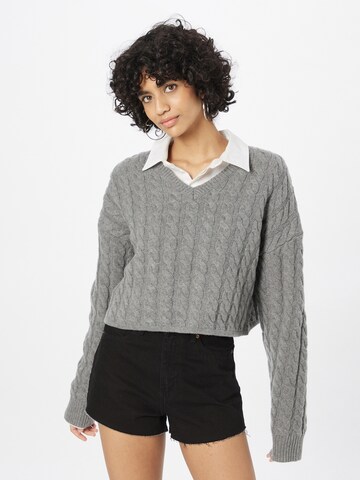 LEVI'S ® Tröja 'Rae Cropped Sweater' i grå: framsida