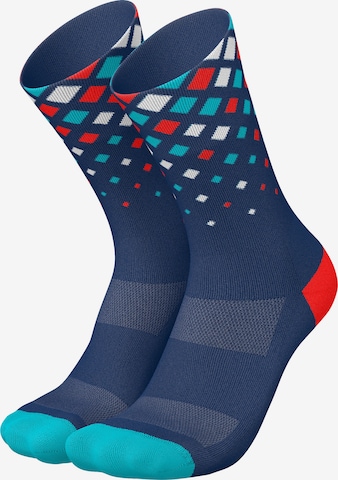 INCYLENCE Athletic Socks 'CRYSTALS' in Blue: front