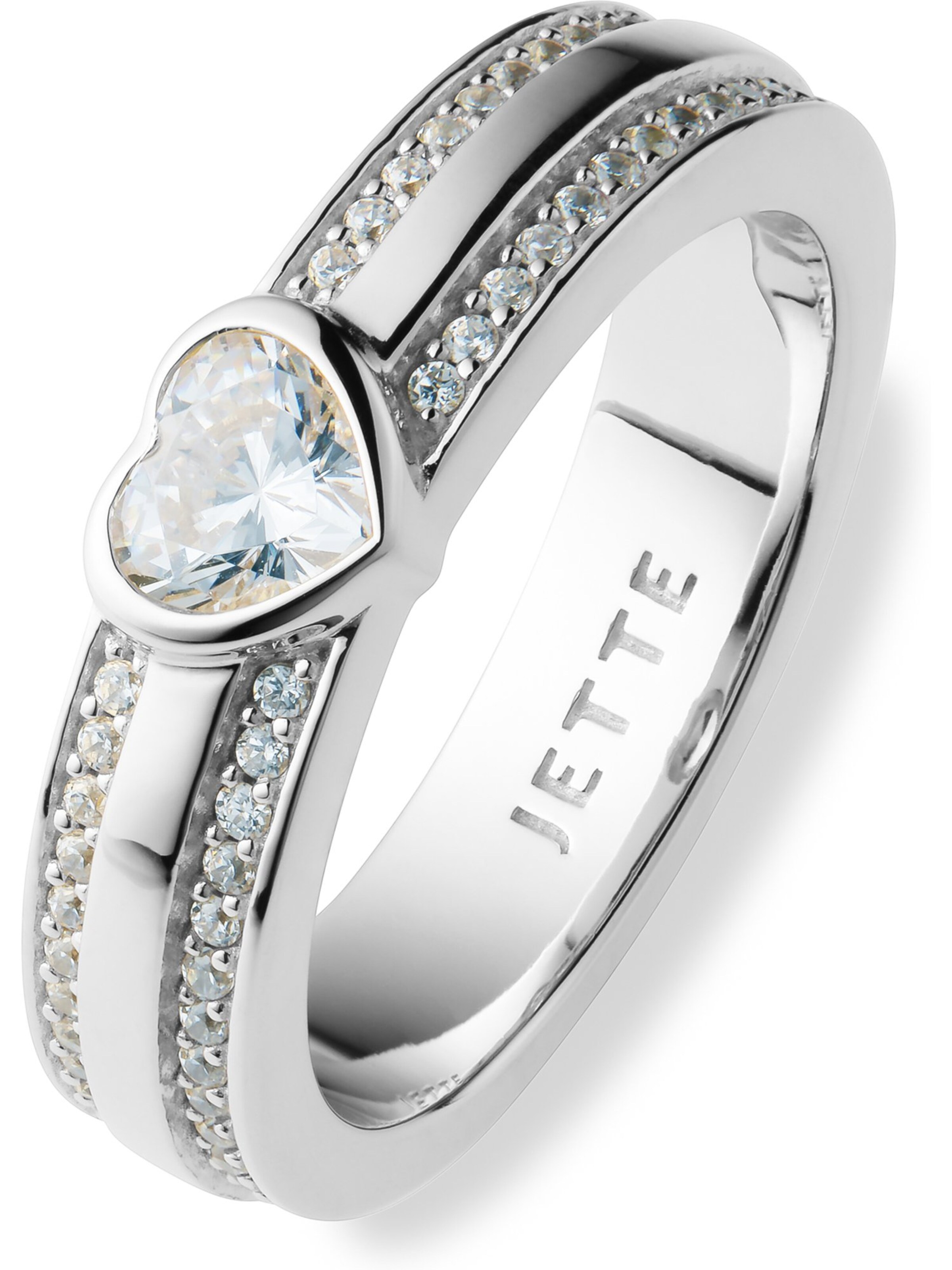 JETTE Ring in Silber: Vorderseite