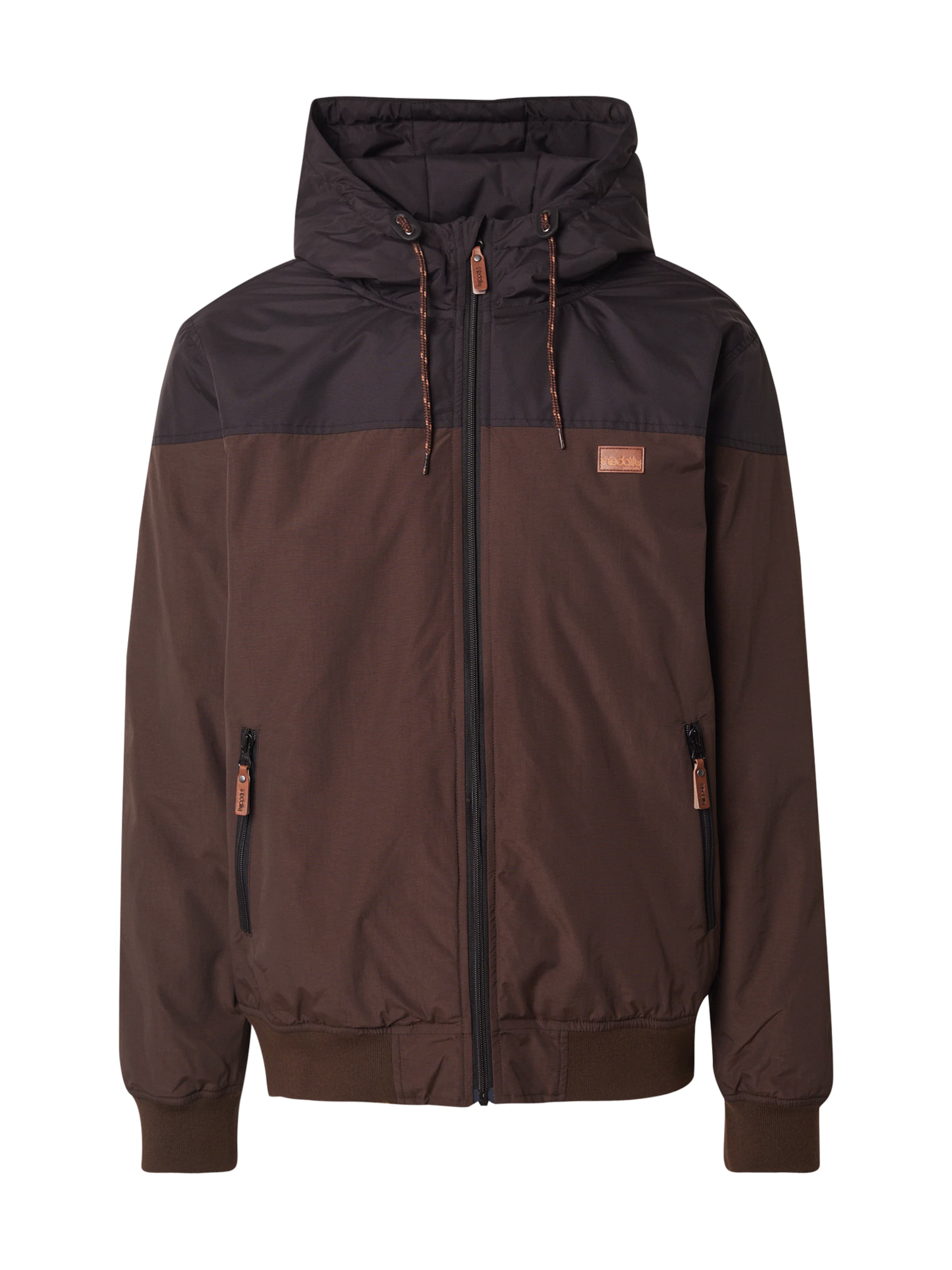 Geacă de primăvară-toamnă 'Insulaner' de la Iriedaily pe maro: față