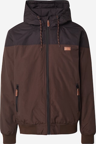 Veste mi-saison 'Insulaner' Iriedaily en marron : devant