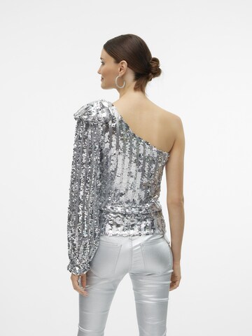 VERO MODA Bluse 'EFI' in Silber