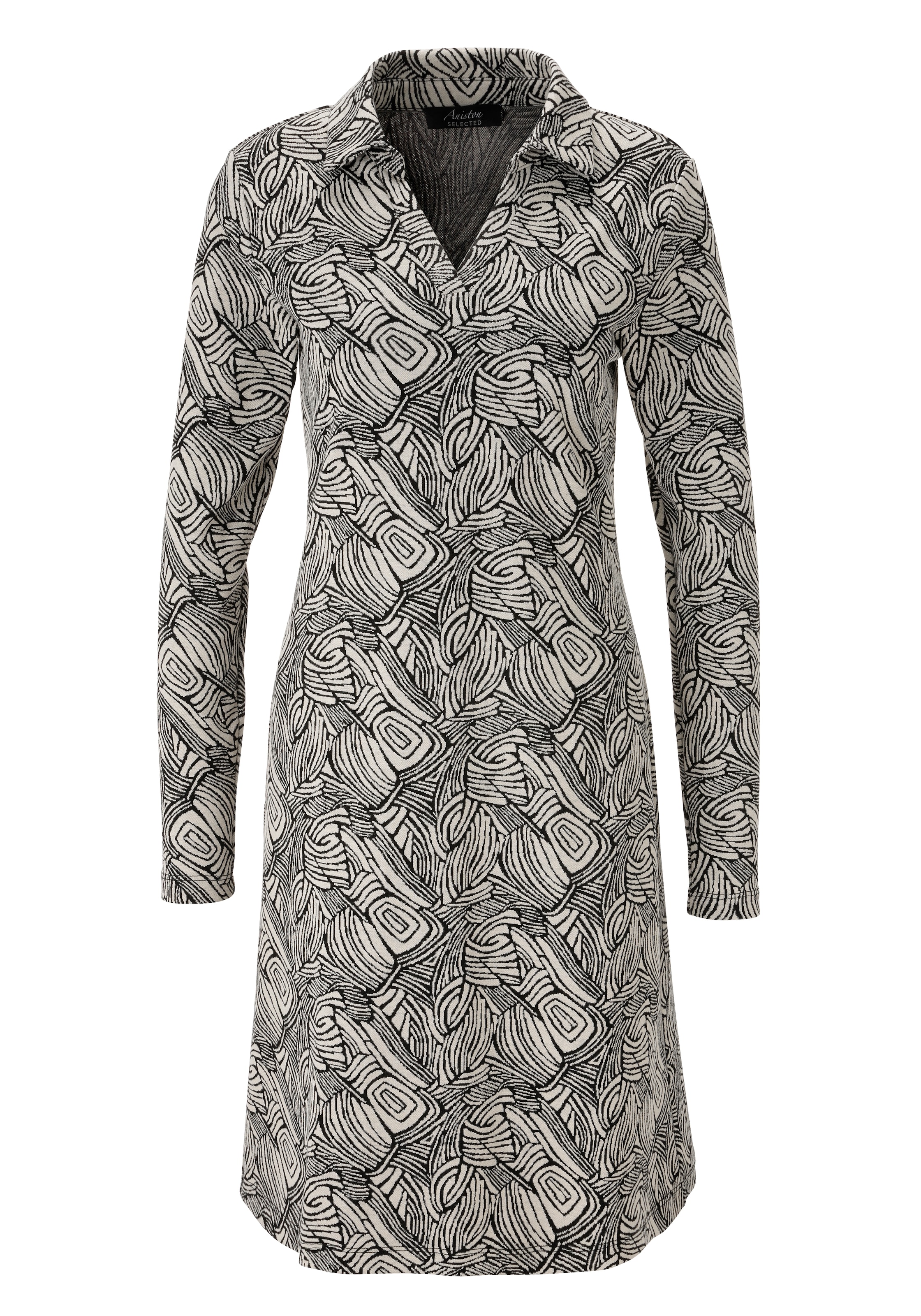 Aniston SELECTED Kleid in Schwarz: Vorderseite