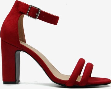 Celena Sandalen met riem 'Chelsie' in Rood