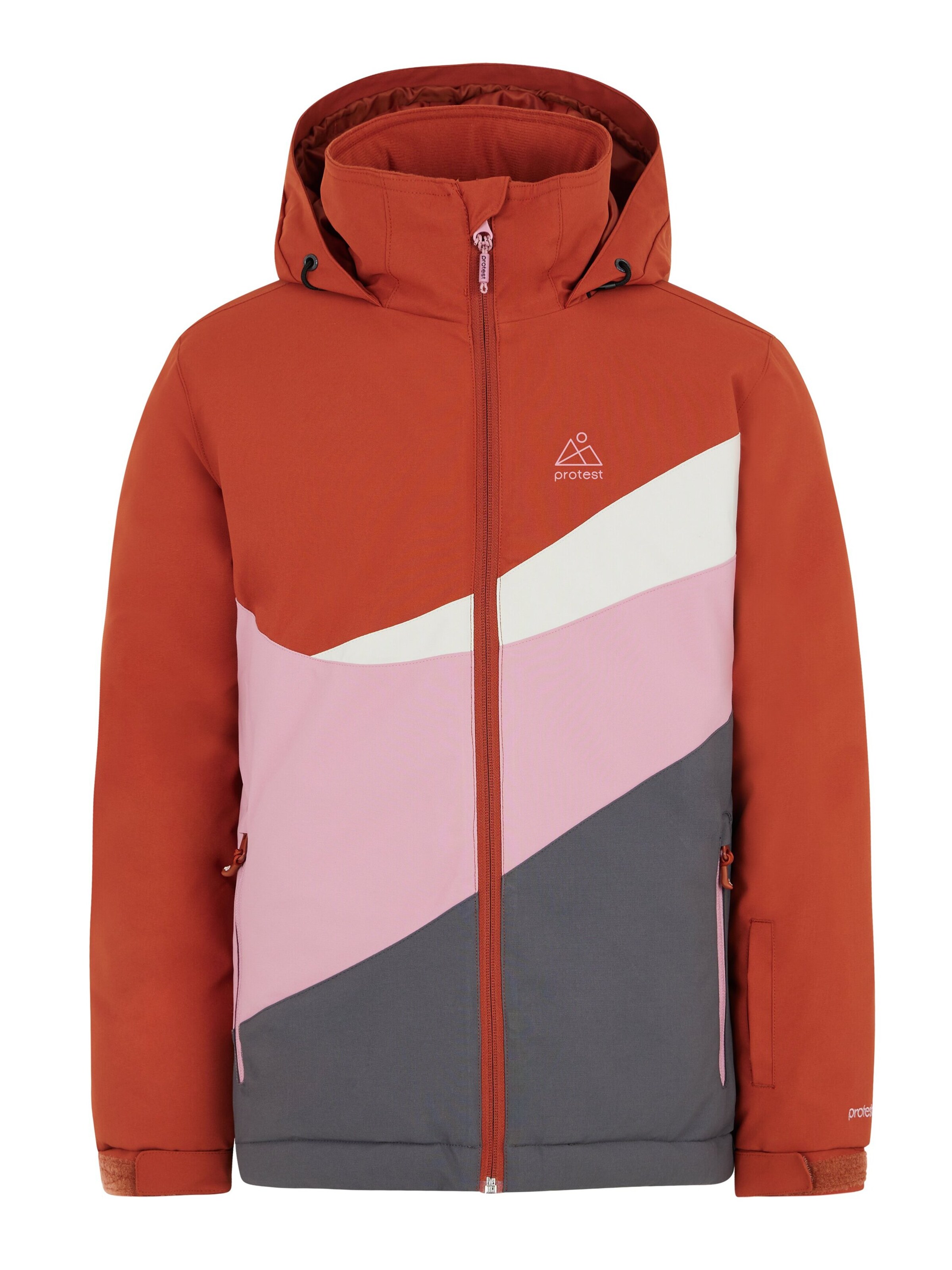 PROTEST Sportjacke 'PRTCOOT JR'‌‌‌‌‌‌‌‌‌‌ in Rot: Vorderseite