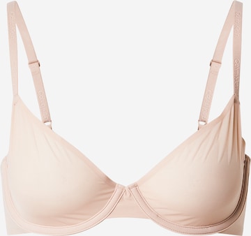 Calvin Klein UnderwearT-shirt Grudnjak - smeđa boja: prednji dio