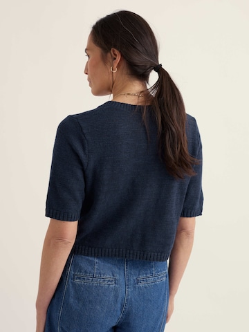 Cardigan 'Wild Thyme' Seasalt Cornwall en bleu