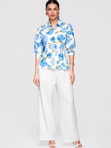 Ombre Regular Broek in Wit