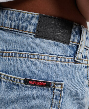 Superdry Normální Džíny – modrá