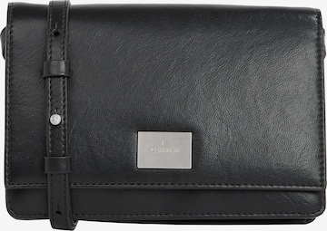 Calvin Klein - Mala de ombro em preto: frente