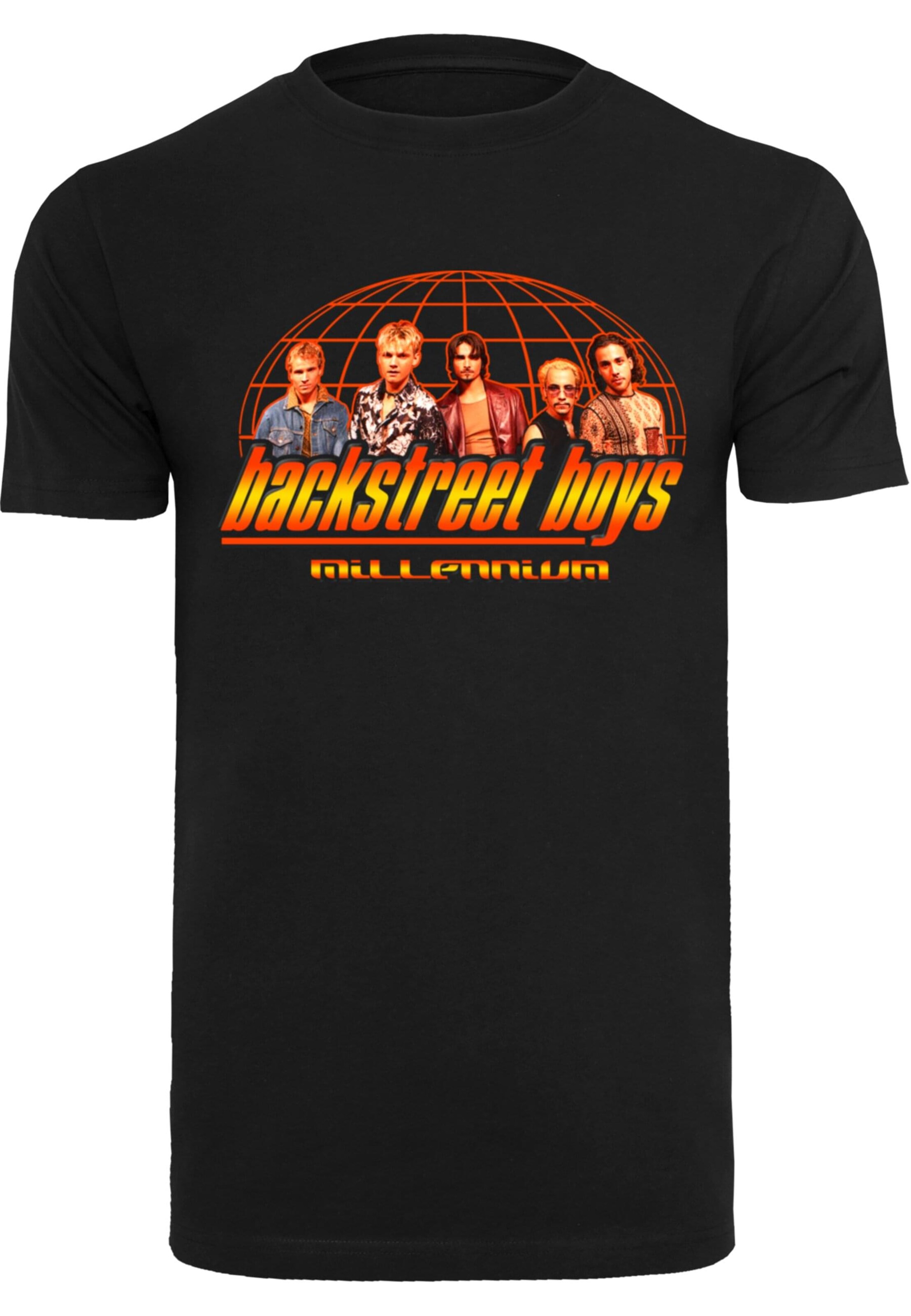 T-Shirt 'Backstreet Boys - Millenium Globe' Merchcode en noir : devant