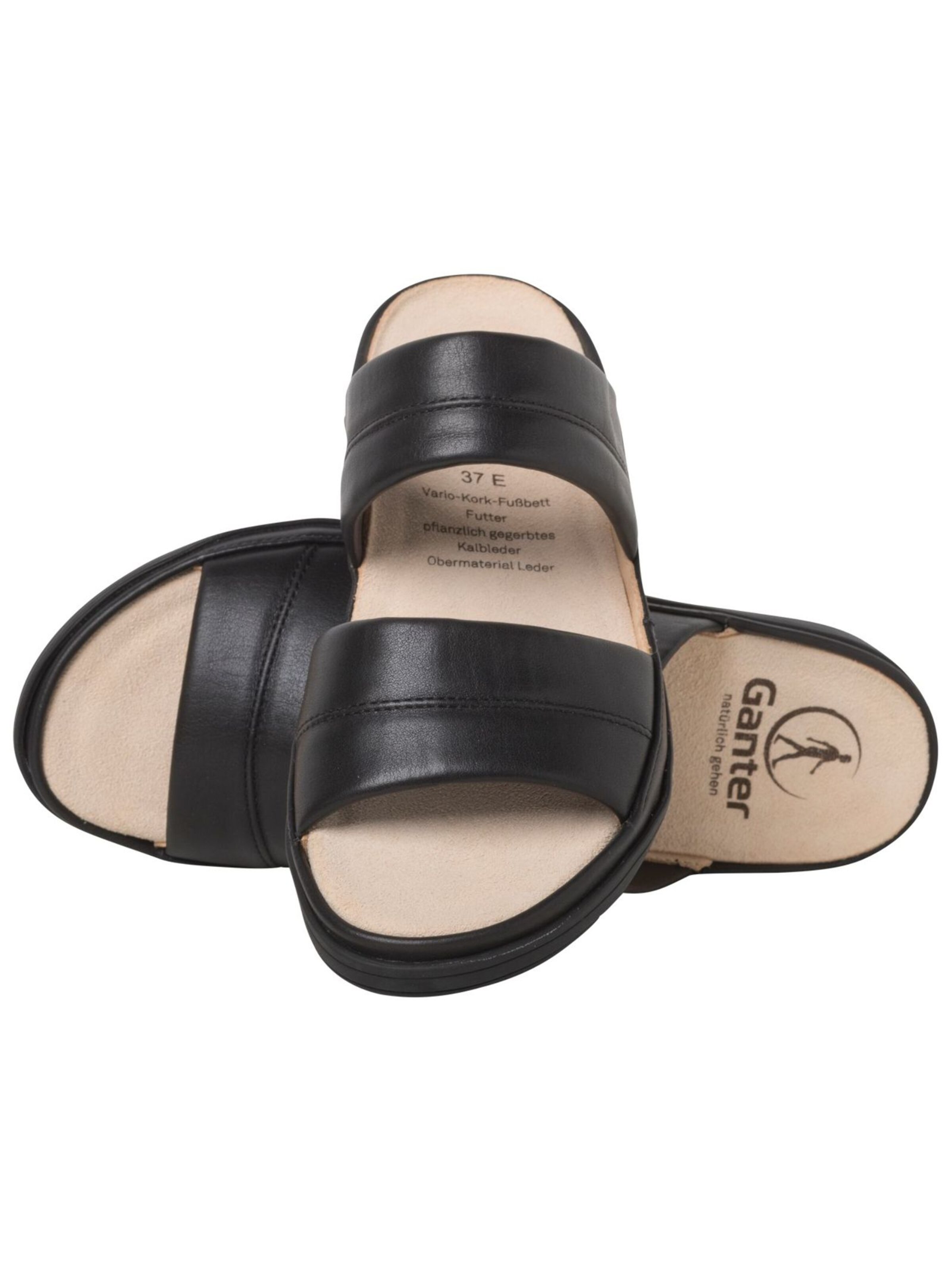 Ganter Pantolette 'Evi' in Schwarz