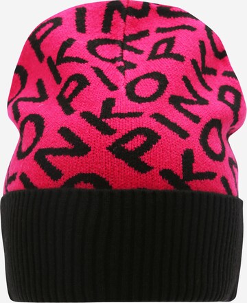 PINKO Beanie 'FRAPPATO' in Pink