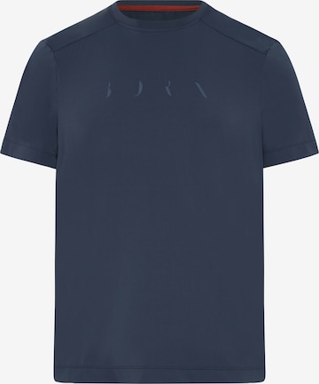 T-Shirt fonctionnel 'Volta' Born Living Yoga en bleu : devant