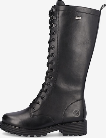 REMONTE Schnürstiefel in Schwarz