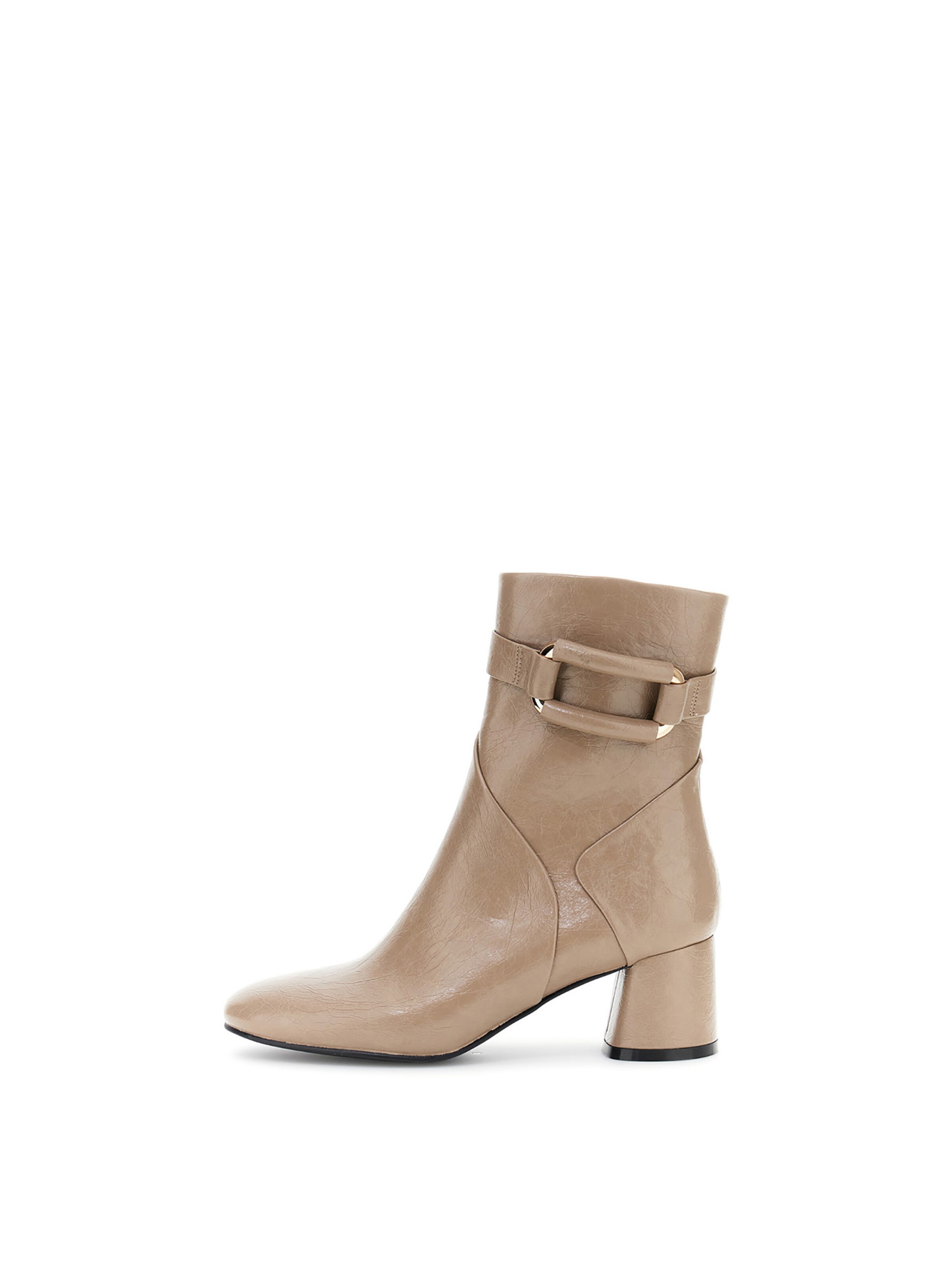 Boots CAFè NOIR en beige : devant