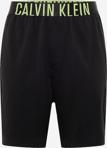 Calvin Klein UnderwearPidžama hlače 'Intense Power' - crna boja: prednji dio
