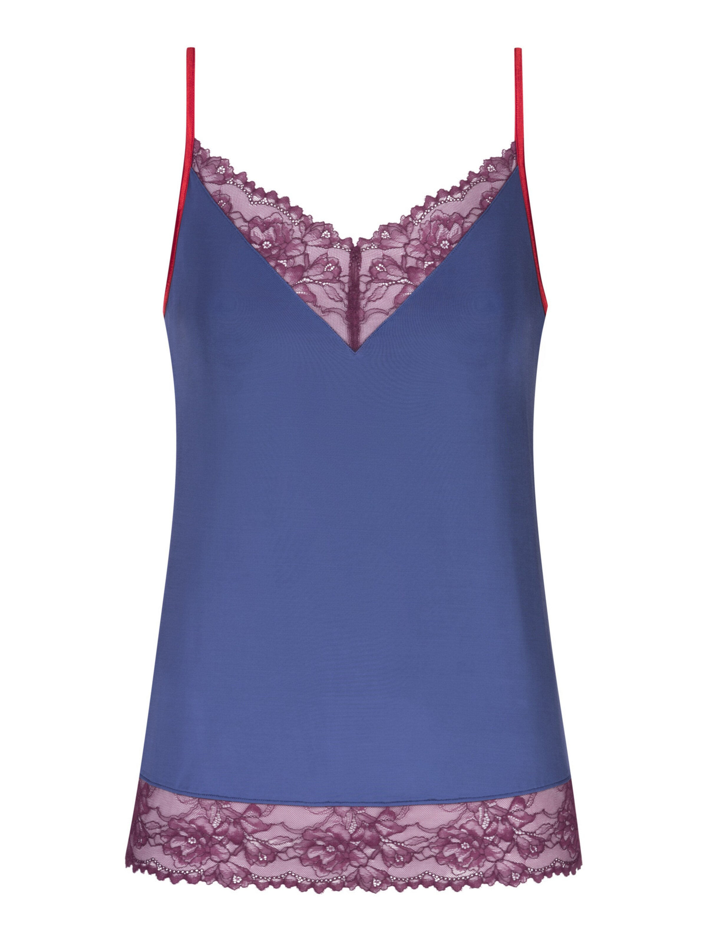 Mey Unterhemd 'Poetry' in Blau: Vorderseite