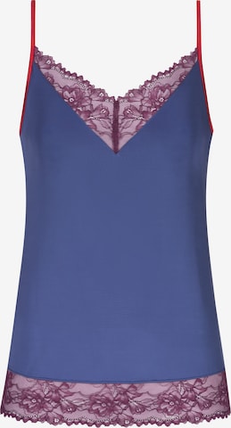 Mey Unterhemd 'Poetry' in Blau: Vorderseite