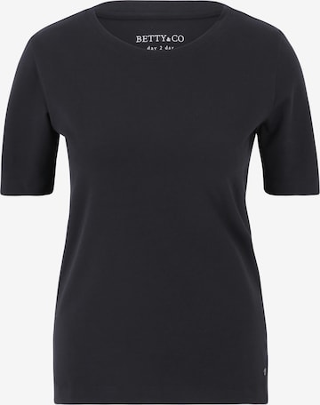 T-shirt Betty & Co en noir : devant