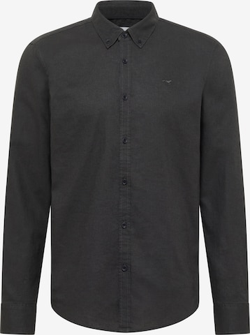 MUSTANG Regular Fit Hemd 'Rawlins' in Grau: Vorderseite