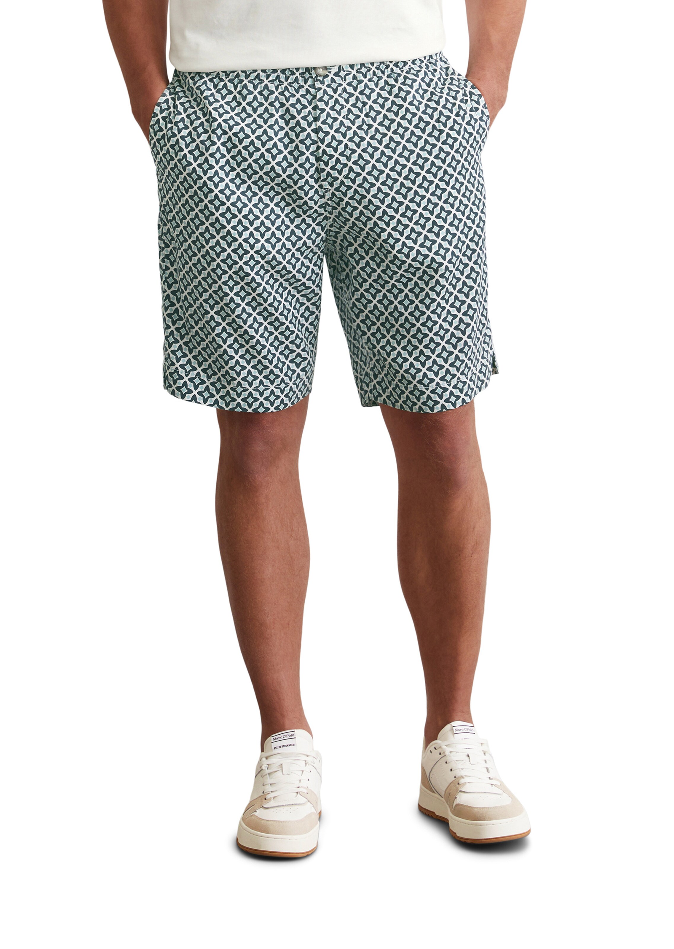 Marc O'Polo Regular Broek in Wit