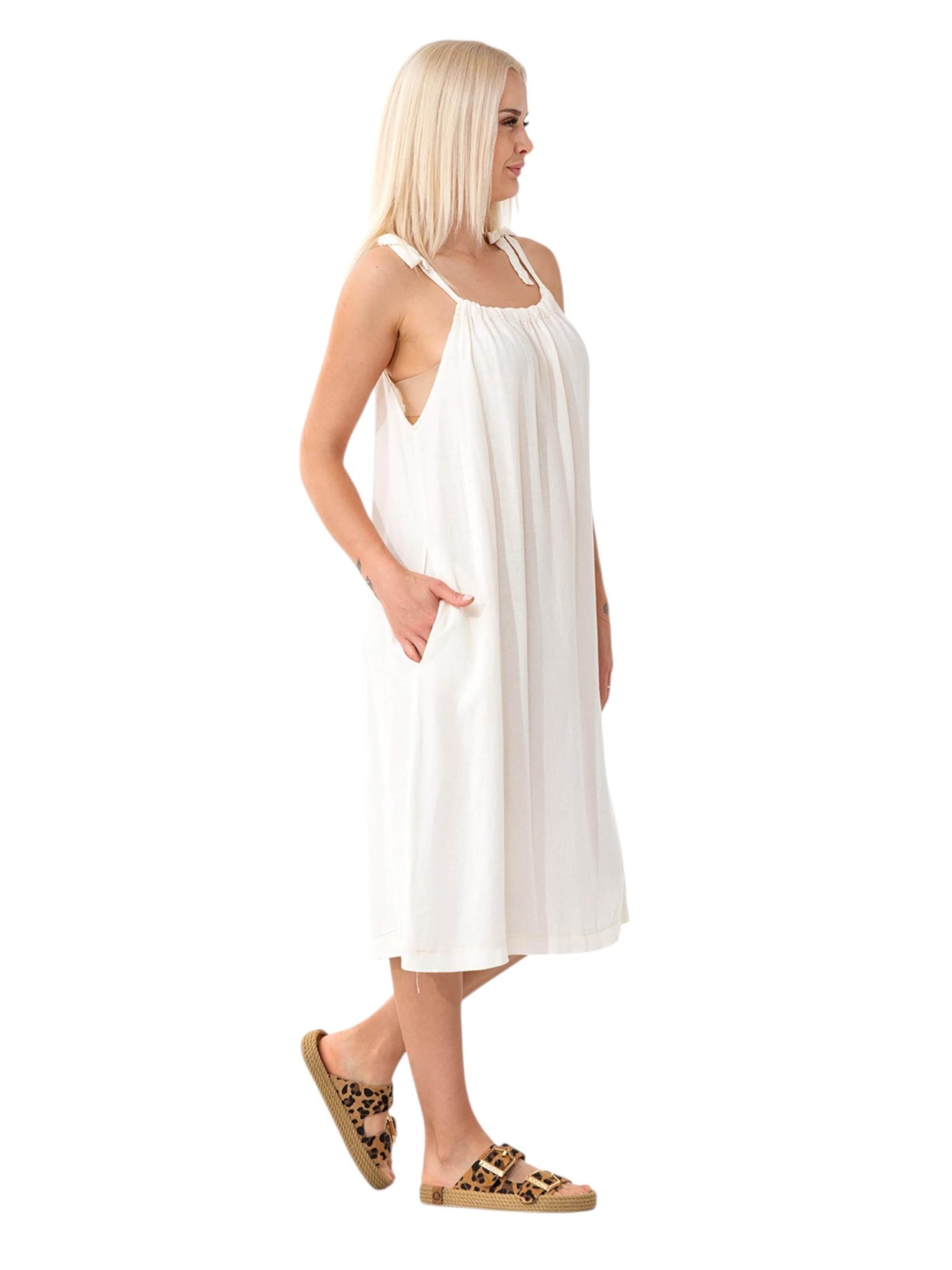 Robe d’été 'LEA' WENOR en blanc
