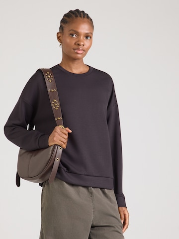 PIECES Sweatshirt in Black: front