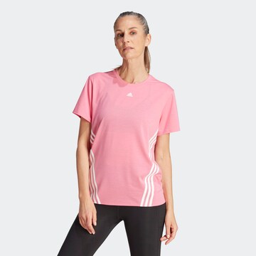 ADIDAS SPORTSWEAR Performance Shirt 'Train Icons' in Pink: front