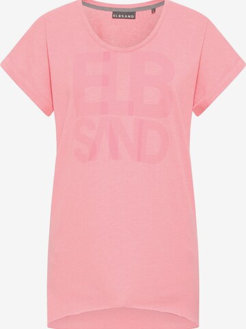 Maglietta 'Eirun' di Elbsand in rosa: frontale