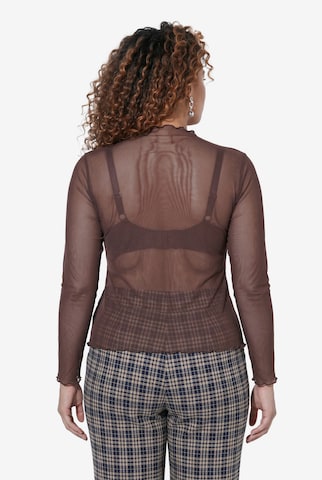 MIAMODA Shirt in Braun