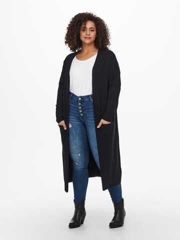 Cardigan 'Esly' ONLY Carmakoma en noir : devant