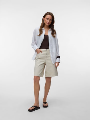 Chemisier 'VMMarley' VERO MODA en blanc
