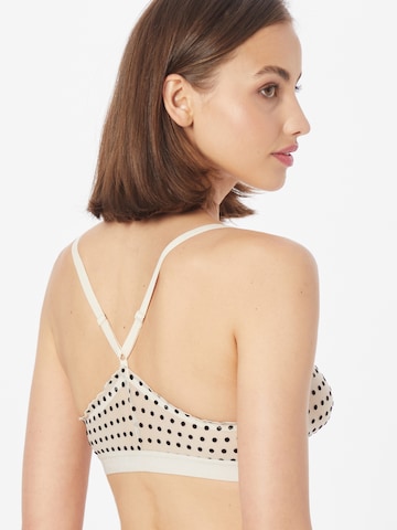 River Island Triangle Bra 'DOBBY' in Beige