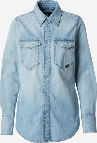 G-Star RAW Blouse in Blue: front