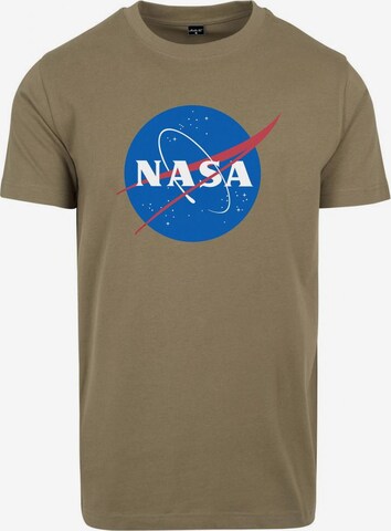 Mister Tee Shirt 'Nasa' in Groen: voorkant