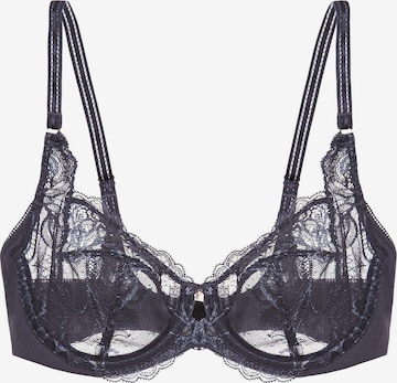 Soutien-gorge ' Wild Peony Florale ' TRIUMPH en gris : devant