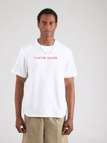 Calvin Klein Jeans Bluser & t-shirts i hvid: forside