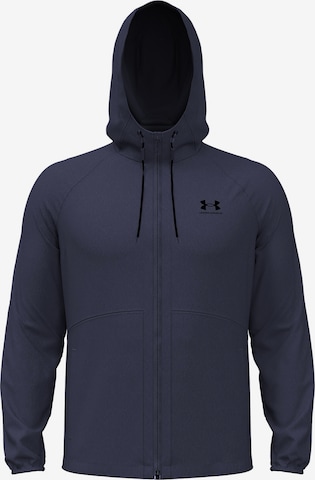 UNDER ARMOUR Athletic Jacket 'Vibe' in Blue: front